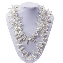 120cm Lomg Barock und Biwa Perlen Moderne Perlenkette